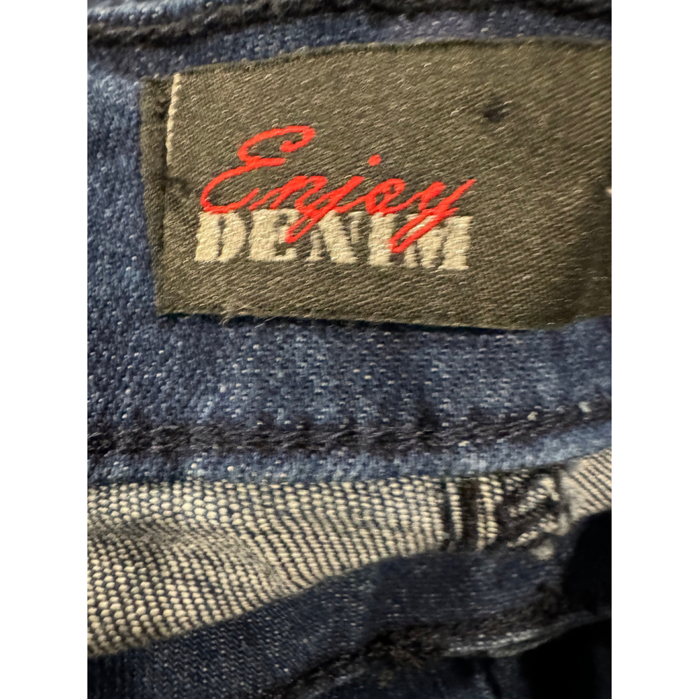 Enjoy Denim Distressed Skinny Jeans in Indigo Wash NWT Sz 8 - Picture 7 of 8